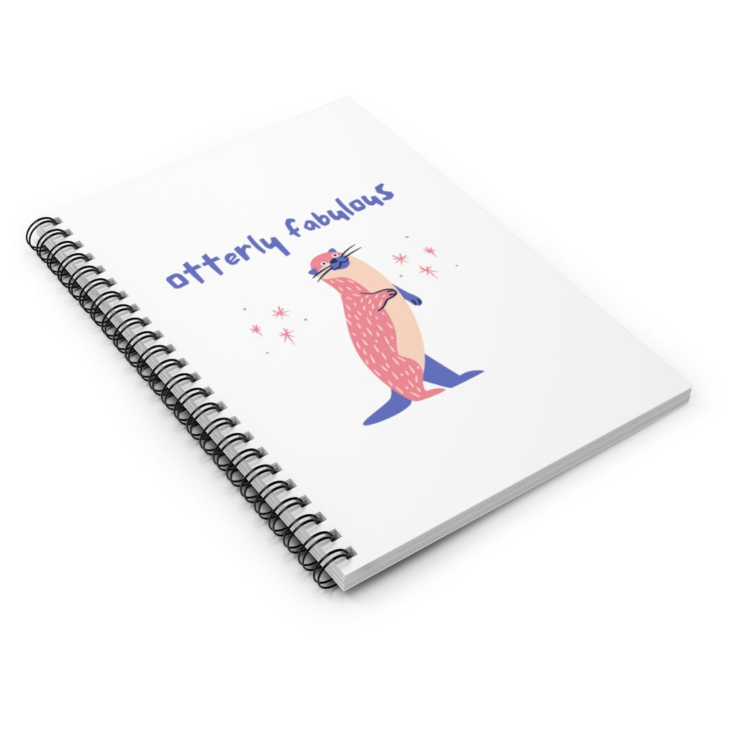 Otterly Fabulous Spiral Notebook - Ruled Line