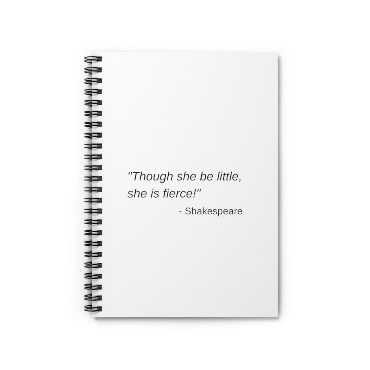 She is Fierce Spiral Notebook - Ruled Line