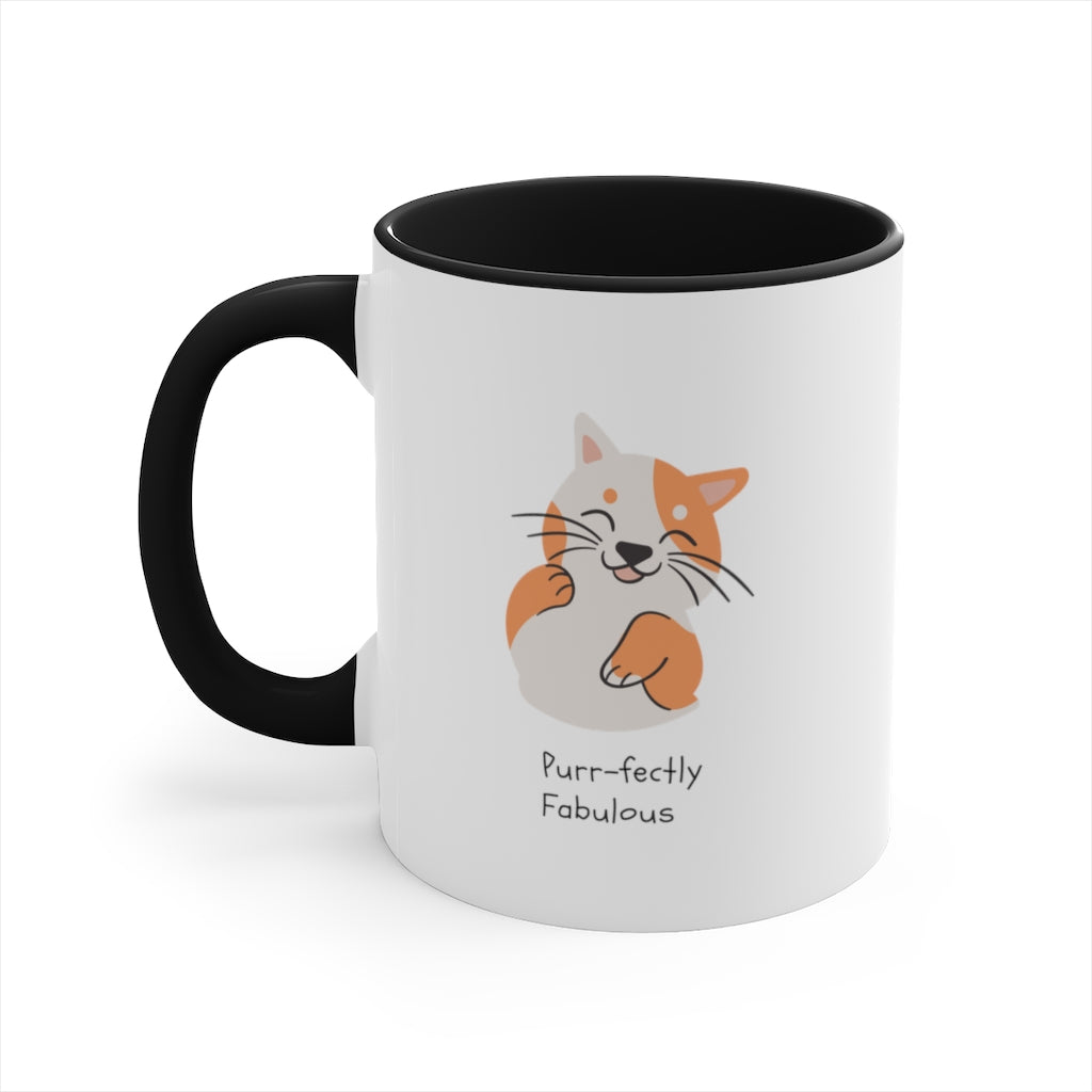 Purr-fectly Accent Coffee Mug, 11oz