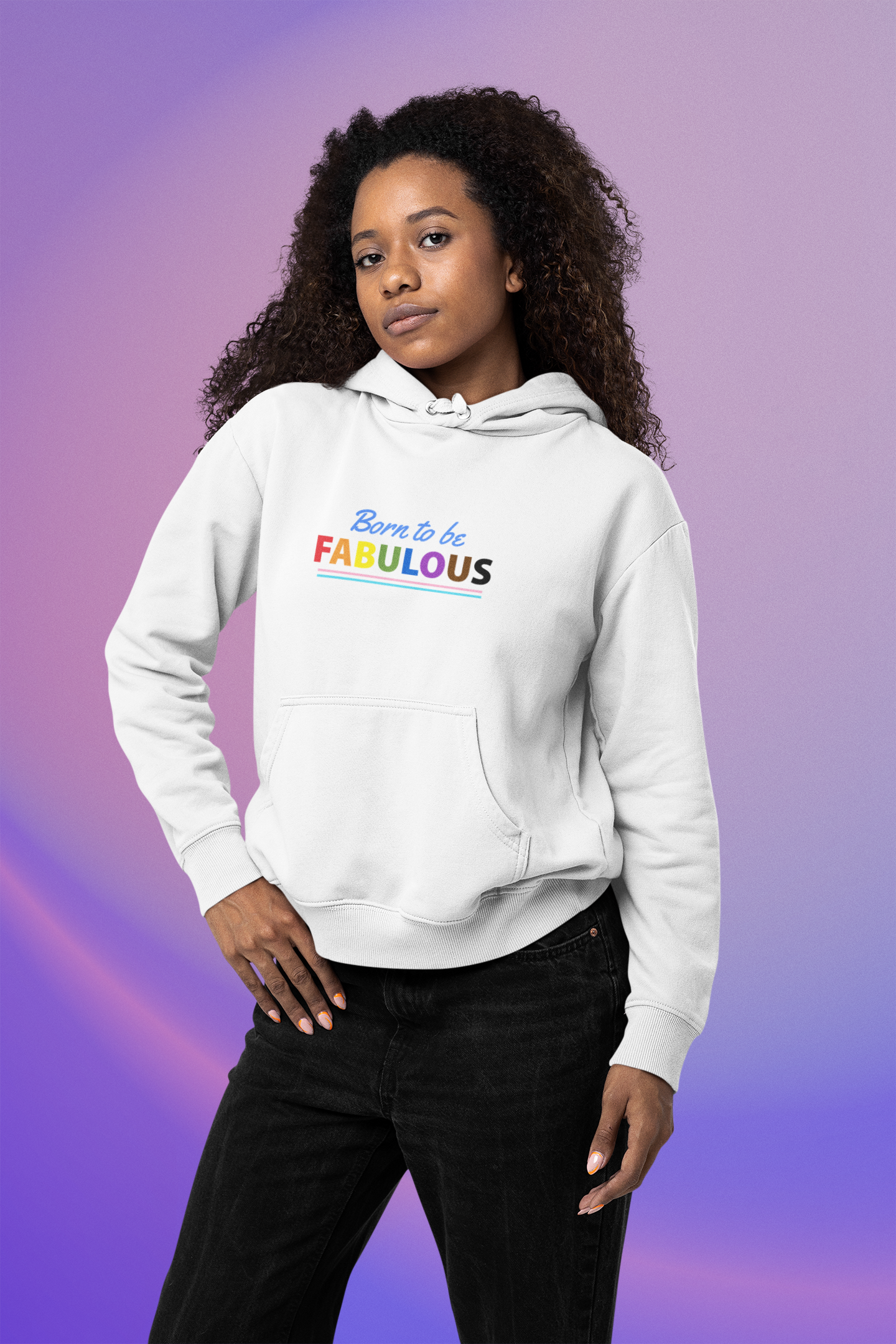 Born to be Fabulous Unisex Heavy Blend Hooded Sweatshirt