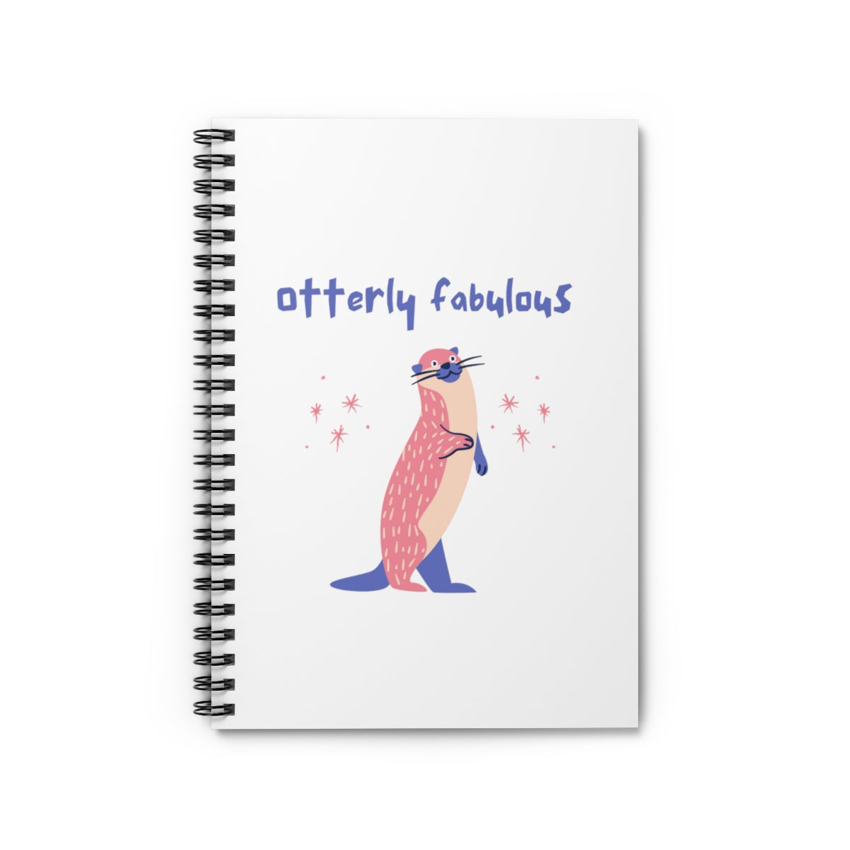 Otterly Fabulous Spiral Notebook - Ruled Line