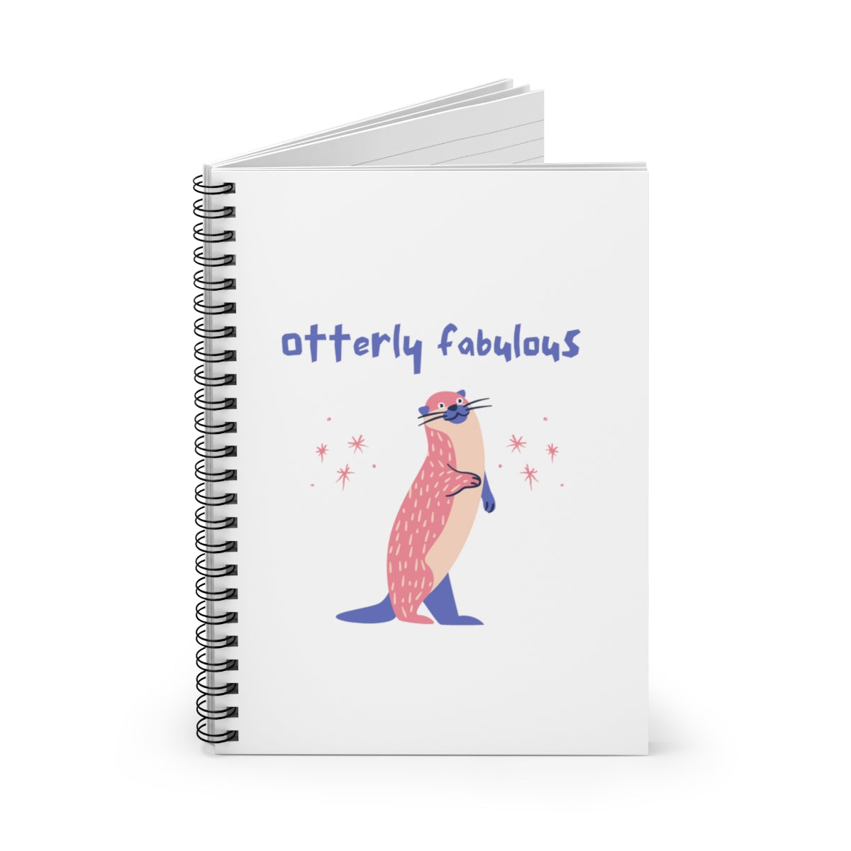 Otterly Fabulous Spiral Notebook - Ruled Line